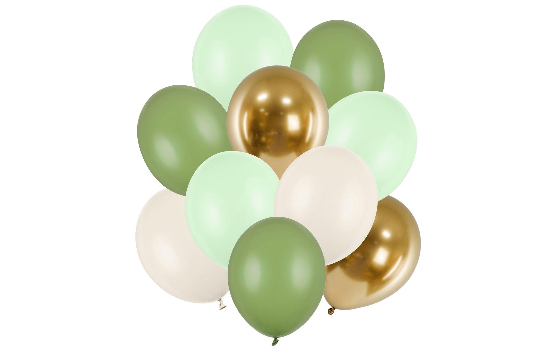 PartyDeco Luftballons Geburtstag – mehrfarbig – Ø 30 cm – Latex – 10 Stk
