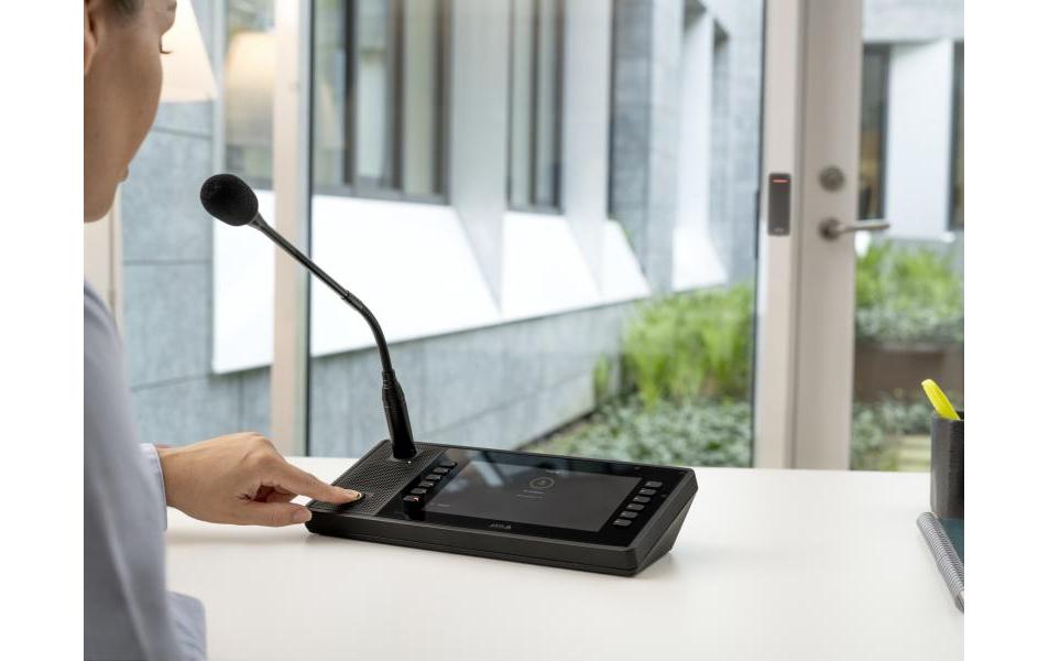 AXIS C6110 – Konferenzmikrofon, PoE, für IP, SIP, schwarz