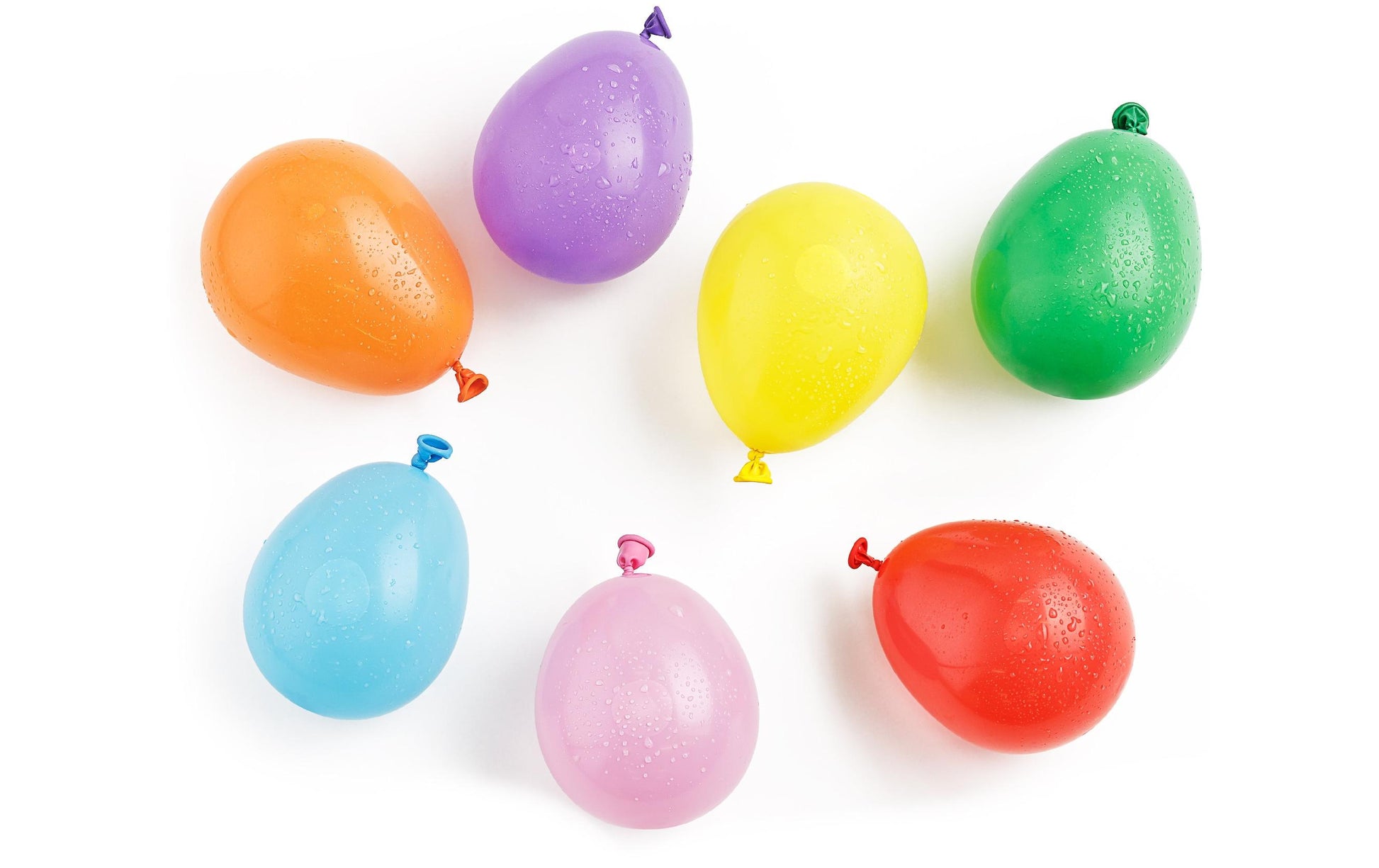 PartyDeco Wasserballons – mehrfarbig – Ø 8 cm – 100 Stk