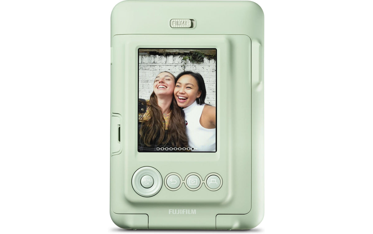 Fujifilm Instax mini LiPlay – Hybrid-Sofortbildkamera Instax Mini, grün