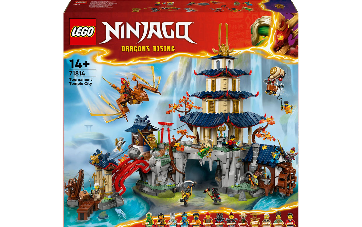 LEGO Set Turnier-Tempelstadt – Ninjago – 3489-teilig – 63 × 48 × 32 cm – ab 14 J.