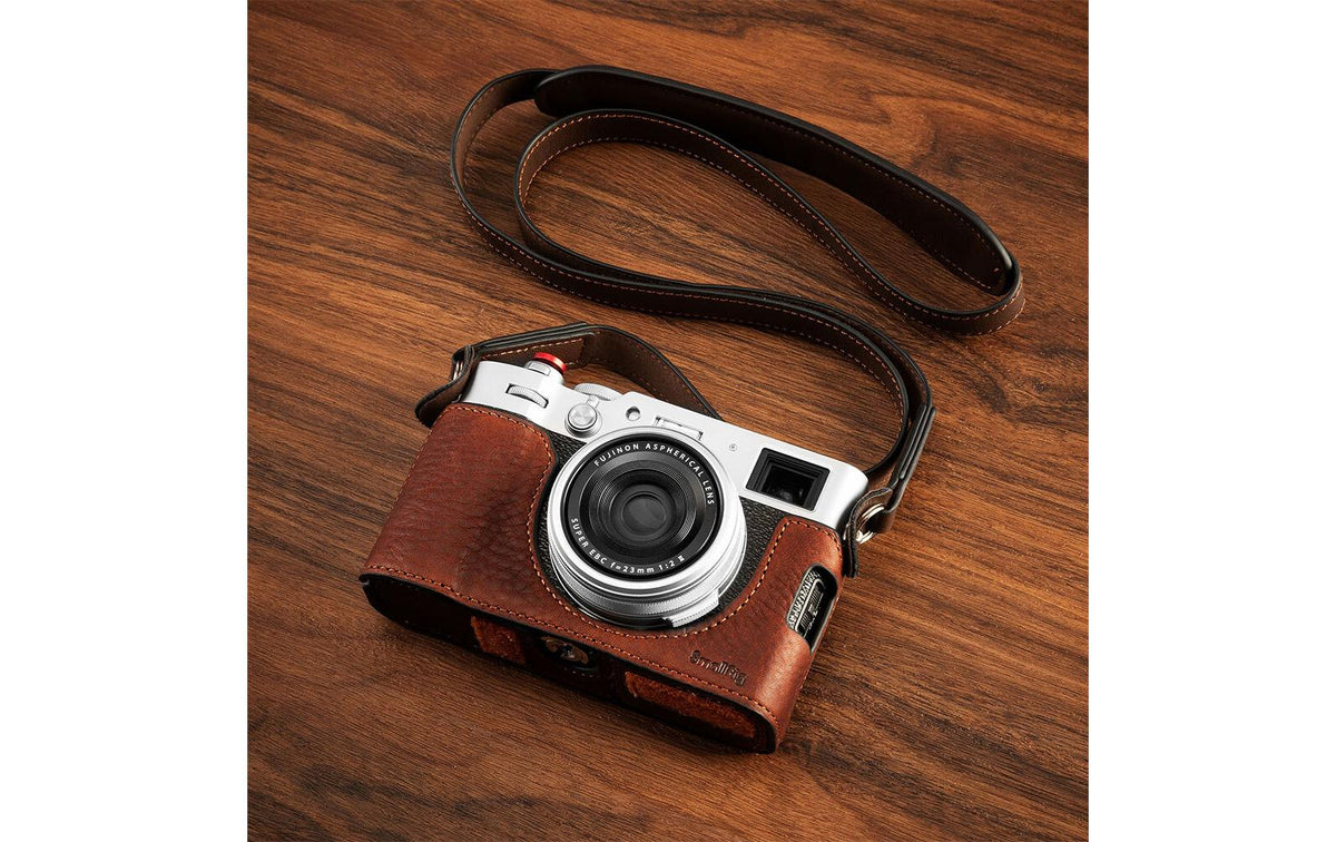 SmallRig 4699 Kamerahülle – Leder – für FUJIFILM X100VI – Braun