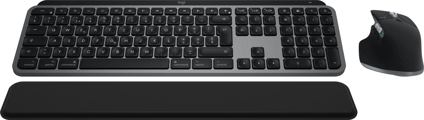 Logitech MX Keys S Combo – Tastatur, kabellos (Bluetooth/2,4 GHz), CH-Layout (DE-CH) – für macOS