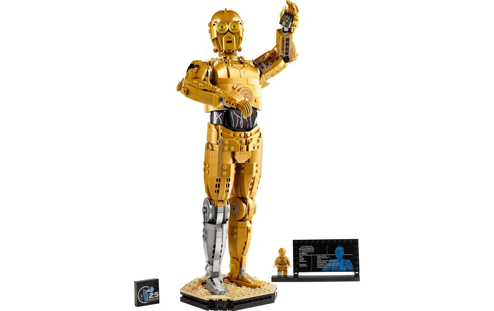 LEGO 3D Puzzle C-3PO – Star Wars – 1138 Teile – 38 cm – ab 18 Jahren