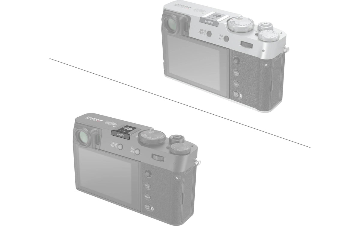 SmallRig 4697B Blitzschuh-Cover – für FUJIFILM (ausser X-T5) – Silber