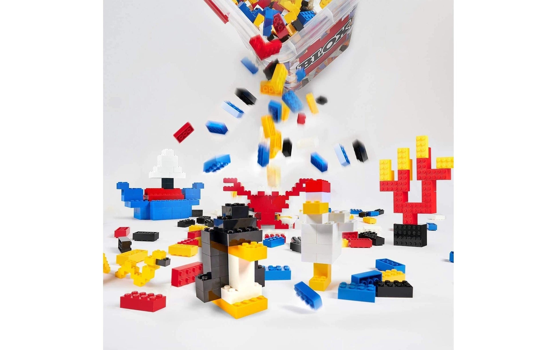 Simba Toys Blox Bausteine – 700-teilig – ab 3 Jahren – mehrfarbig