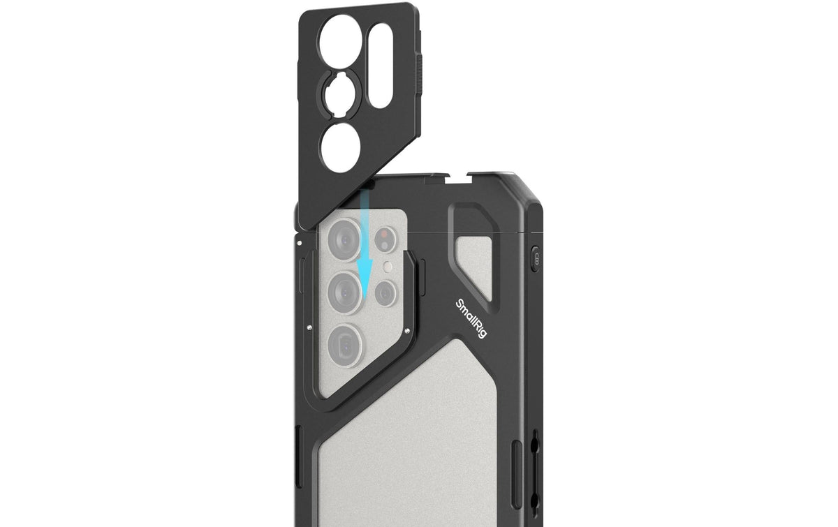 SmallRig 4601 – Foto-/Video-Griff – für Samsung Galaxy S24 Ultra – Aluminium, Schwarz