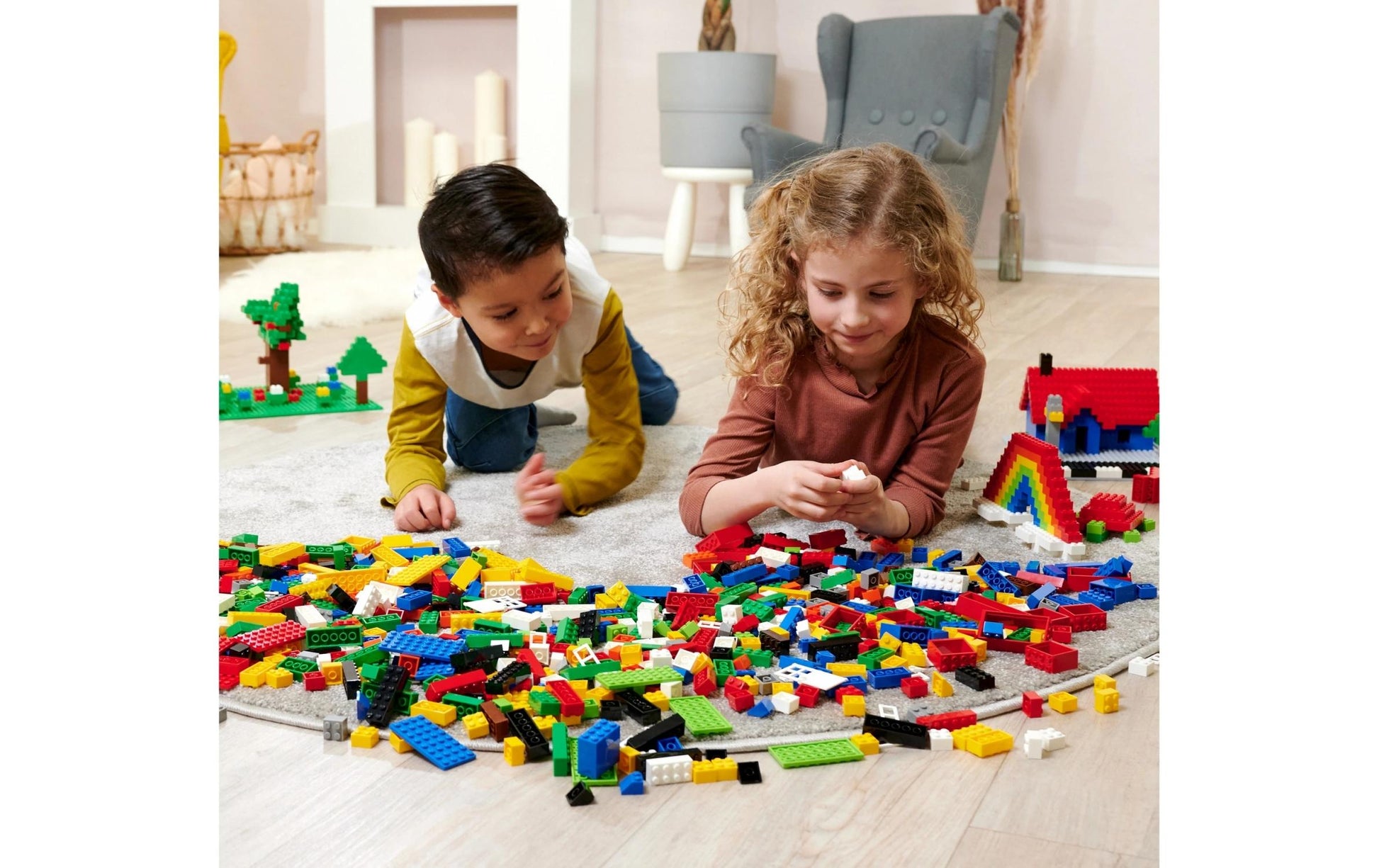 Simba Toys BLOX Eimer Einzelbausteine – 500-teilig – ab 4 Jahren – Kunststoff – mehrfarbig