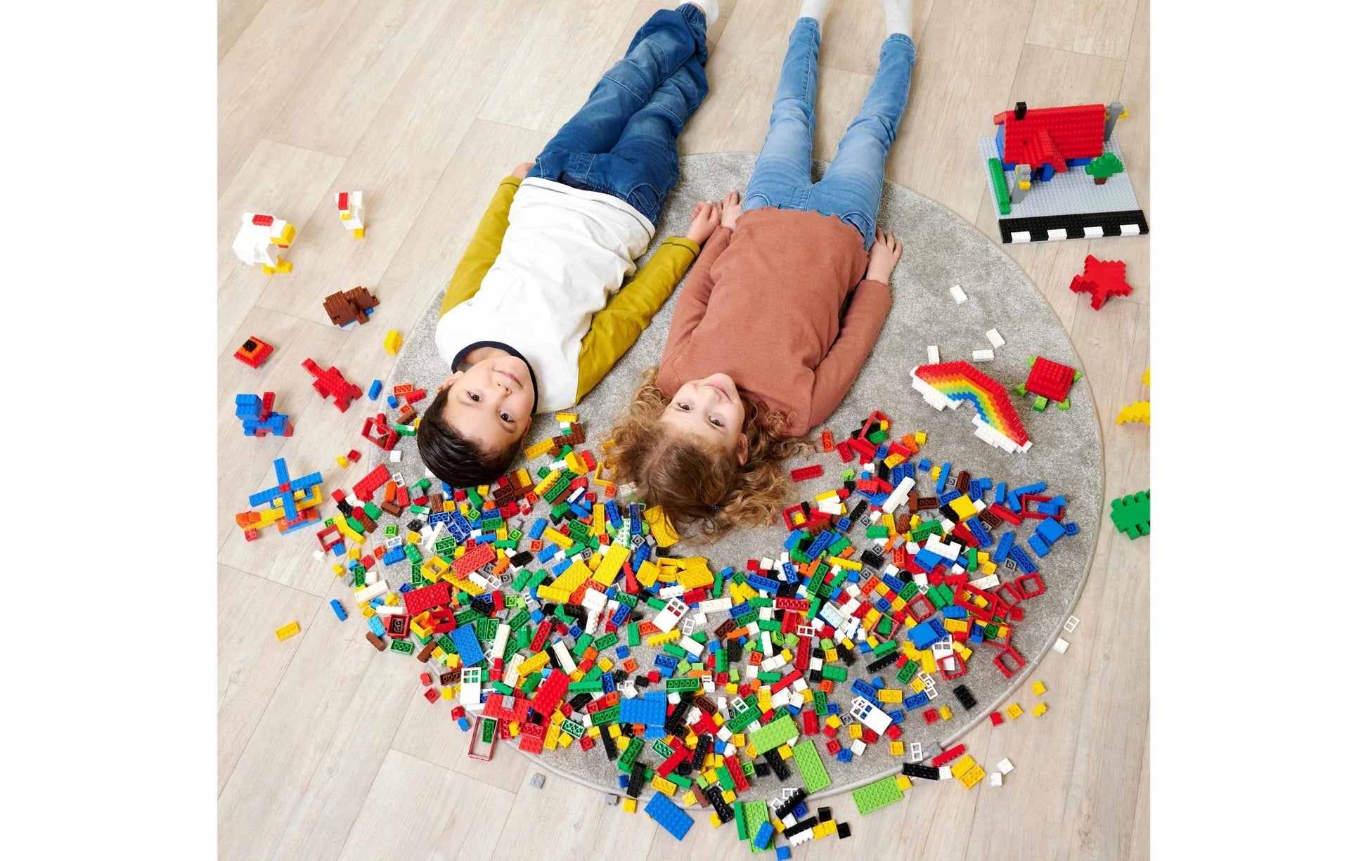 Simba Toys BLOX Eimer Einzelbausteine – 500-teilig – ab 4 Jahren – Kunststoff – mehrfarbig