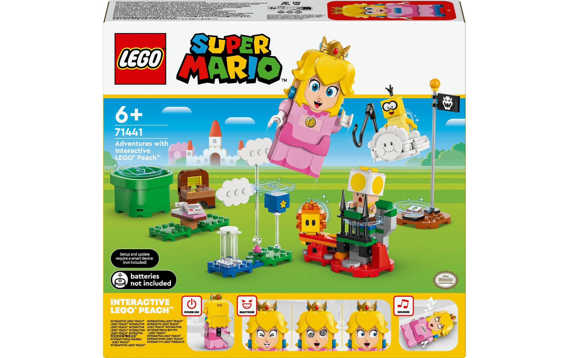LEGO 3D Puzzle Super Mario (Peach) – 208 Teile – ab 6 Jahren – 26,2 × 5,9 × 28,2 cm