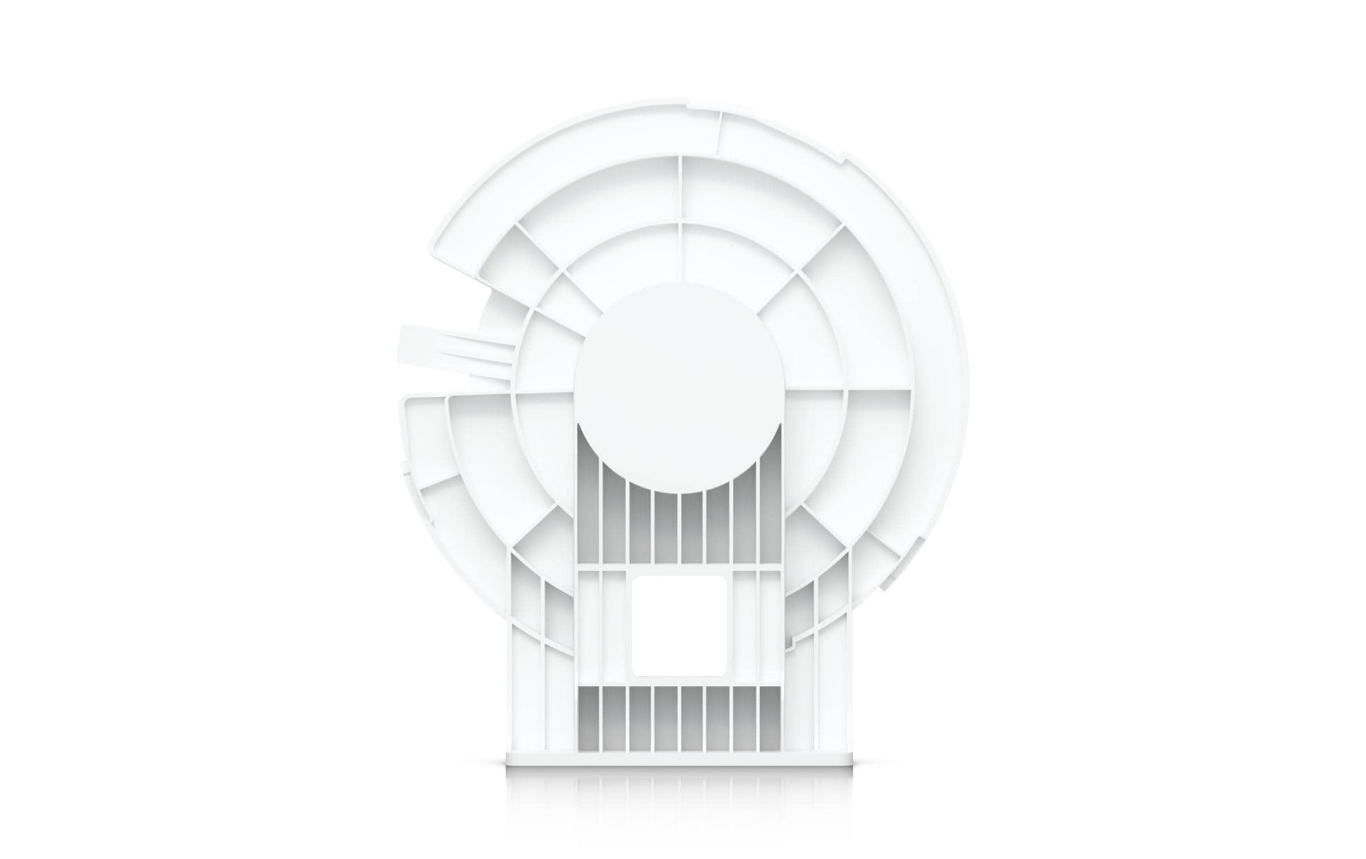 Ubiquiti WLAN-Zugangspunkt-Halterung, für U7-Pro, U7-Pro-Max, U6-Pro und andere, Weiss, Kunststoff