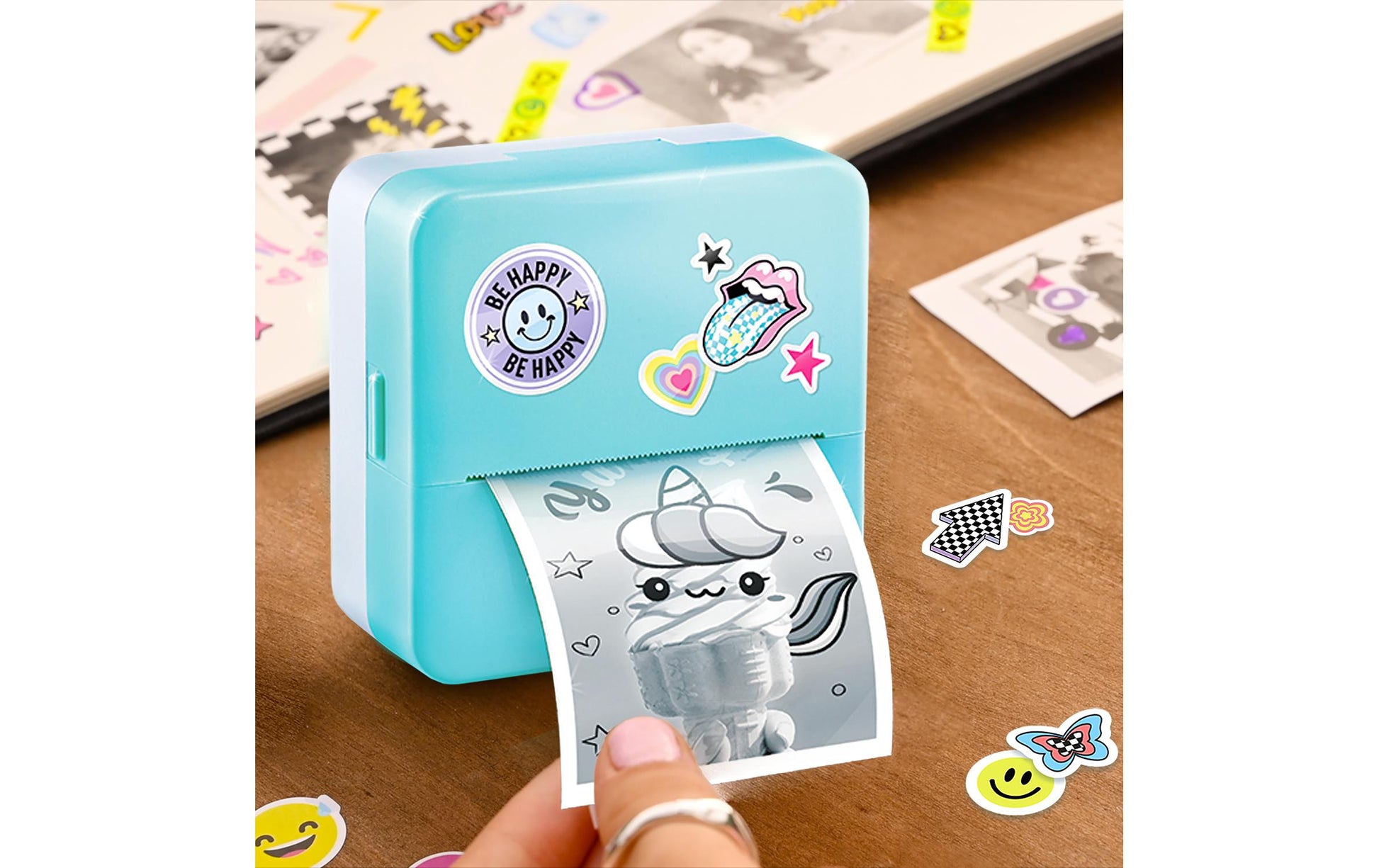 Canal Toys Instant Pocket Printer – Drucker (Spielzeug) – 20 × 18 × 6 cm – ab 8 J. – hellblau