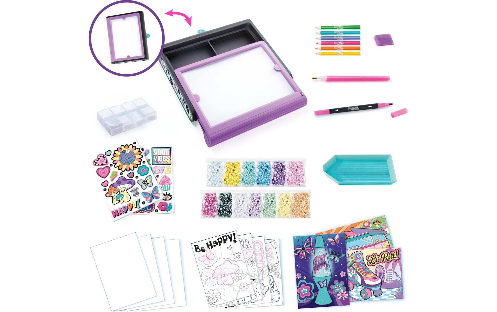 Canal Toys Style 4 Ever – Diamond-Painting-Set LED-Case – Mehrfarbig – ab 6 Jahren