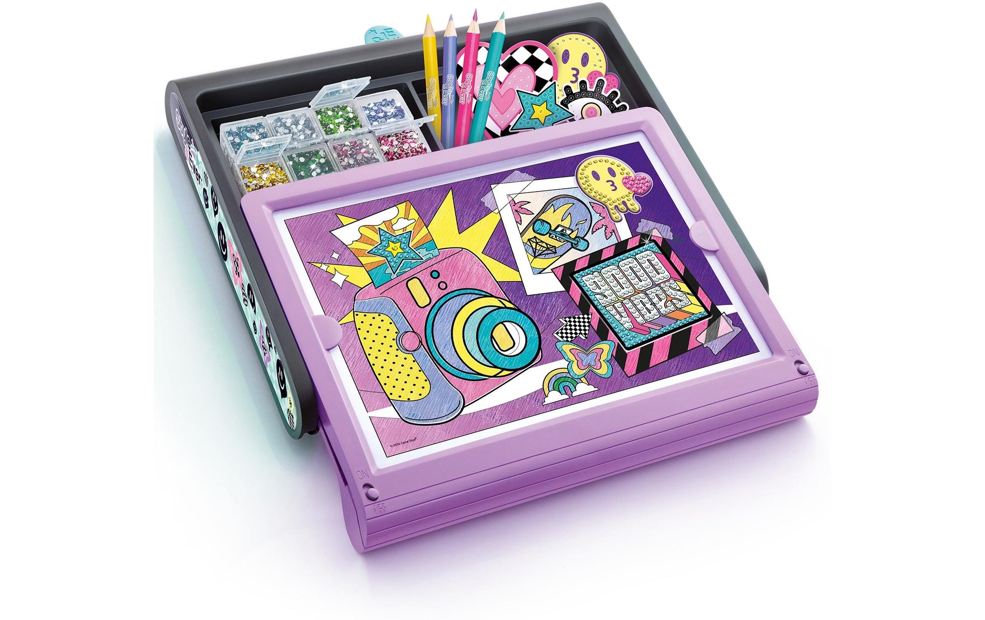 Canal Toys Style 4 Ever – Diamond-Painting-Set LED-Case – Mehrfarbig – ab 6 Jahren