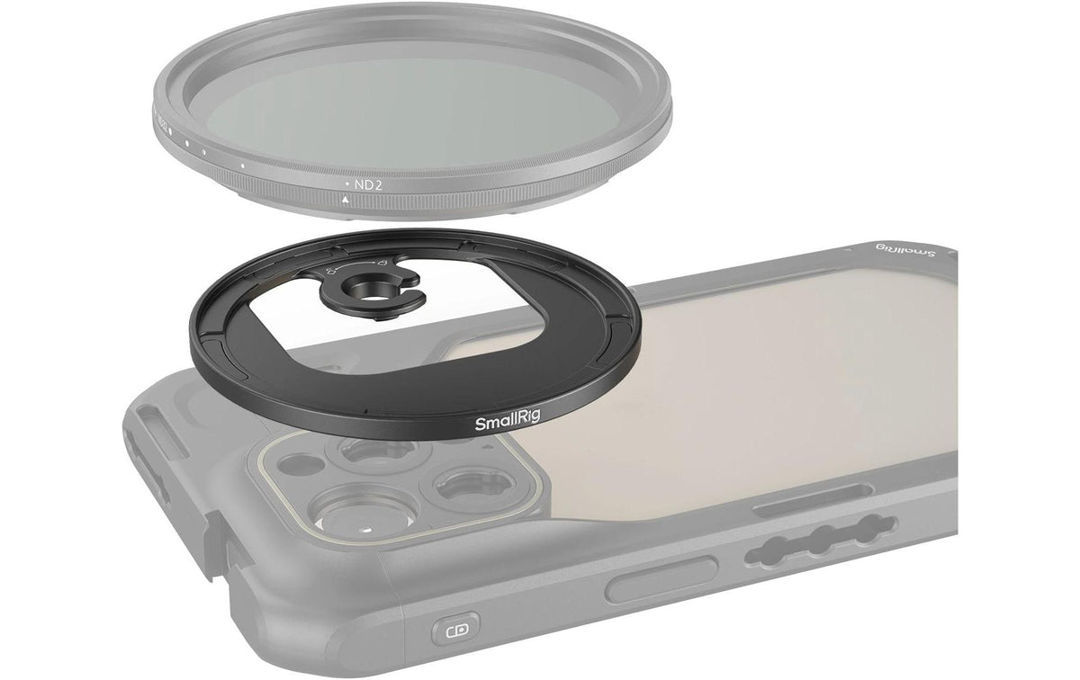 SmallRig 4587 Filter-Adapter 67 mm – M-Mount – Aluminiumoxid, Schwarz