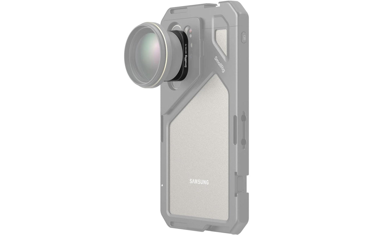 SmallRig 4603 T-Mount 37 mm Adapter – für SmallRig T-Serie 4399, Samsung S24 Ultra 4601 – Schwarz