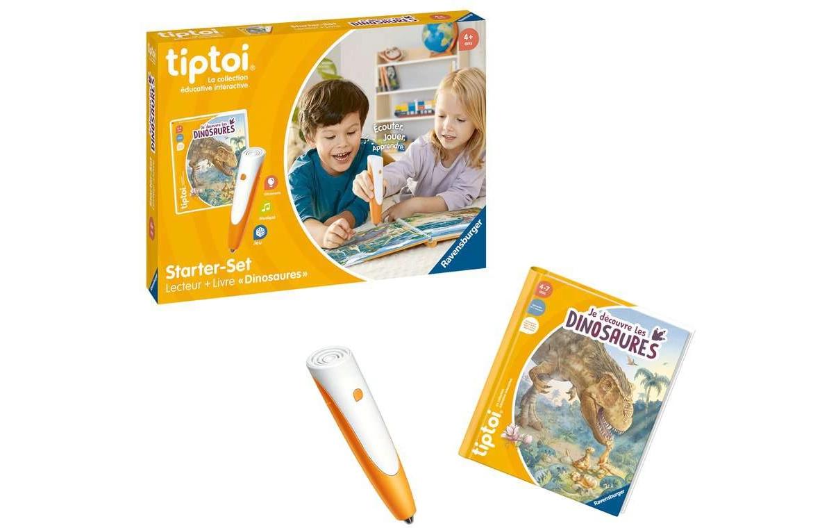 tiptoi Les dinosaures Starter – Lernspiel, 1 Spieler, ab 4 J., FR