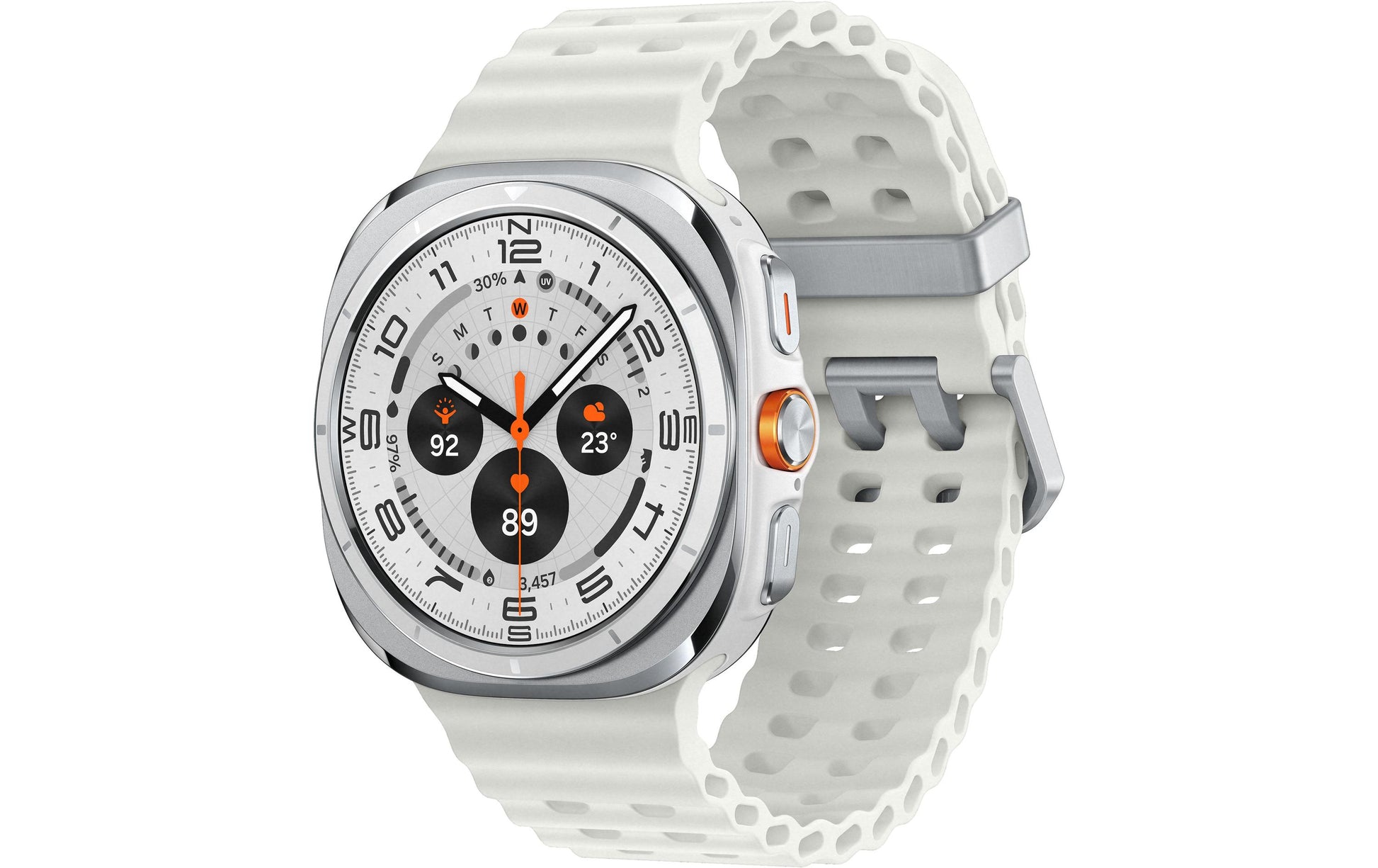 Samsung Galaxy Watch Ultra – Smartwatch – 47 mm, 1,5", LTE, AMOLED, Saphirglas, IP68, Titan Weiss