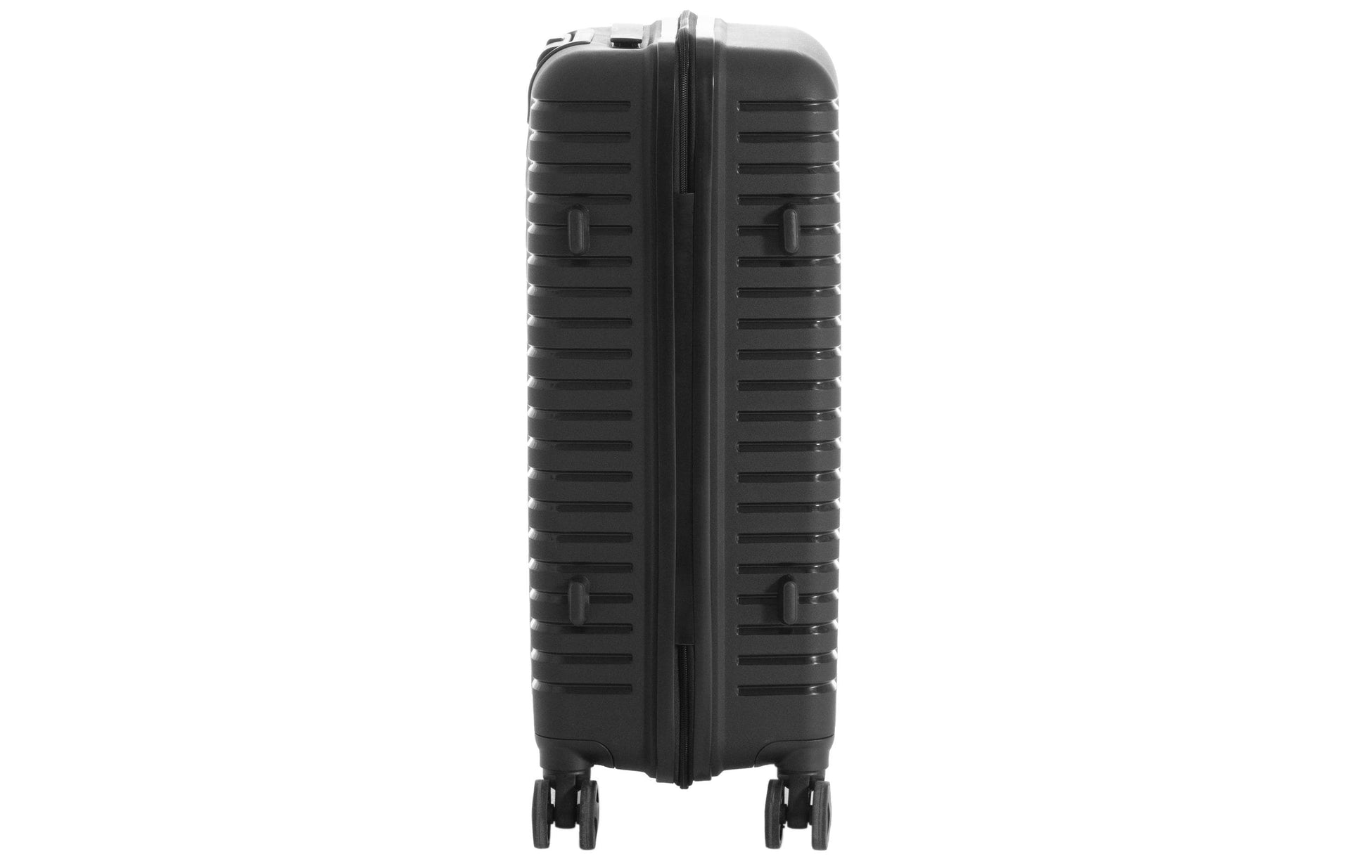 KOOR Manila – Hartschalen-Trolley, 63 l, 4 Rollen (Spinner), TSA-Schloss, PP, Schwarz, 40 × 66 × 26 cm