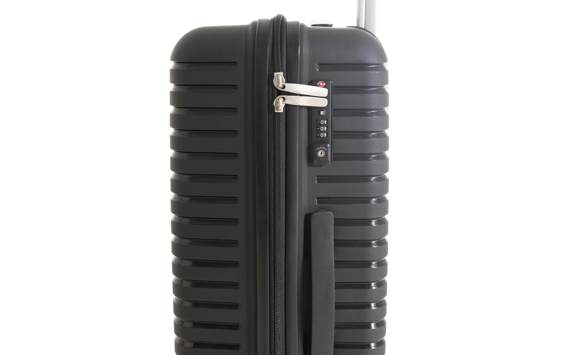 KOOR Manila – Hartschalen-Trolley, 63 l, 4 Rollen (Spinner), TSA-Schloss, PP, Schwarz, 40 × 66 × 26 cm
