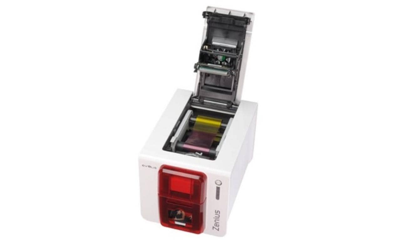 Evolis Zenius Classic – Kartendrucker, Thermotransfer, 300 dpi, für PVC-Karten 85,6 × 54 mm, USB