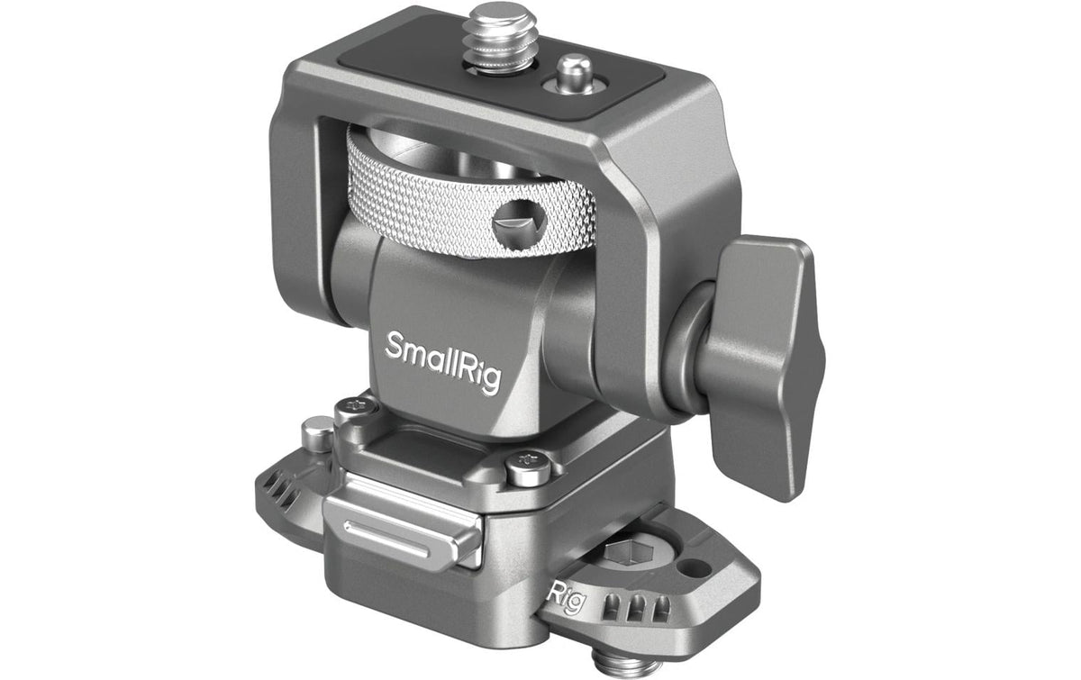 SmallRig HawkLock H21 Monitorhalterung – Schnellwechsel (NATO-Klemme), Aluminium/Edelstahl, 108 g – Grau
