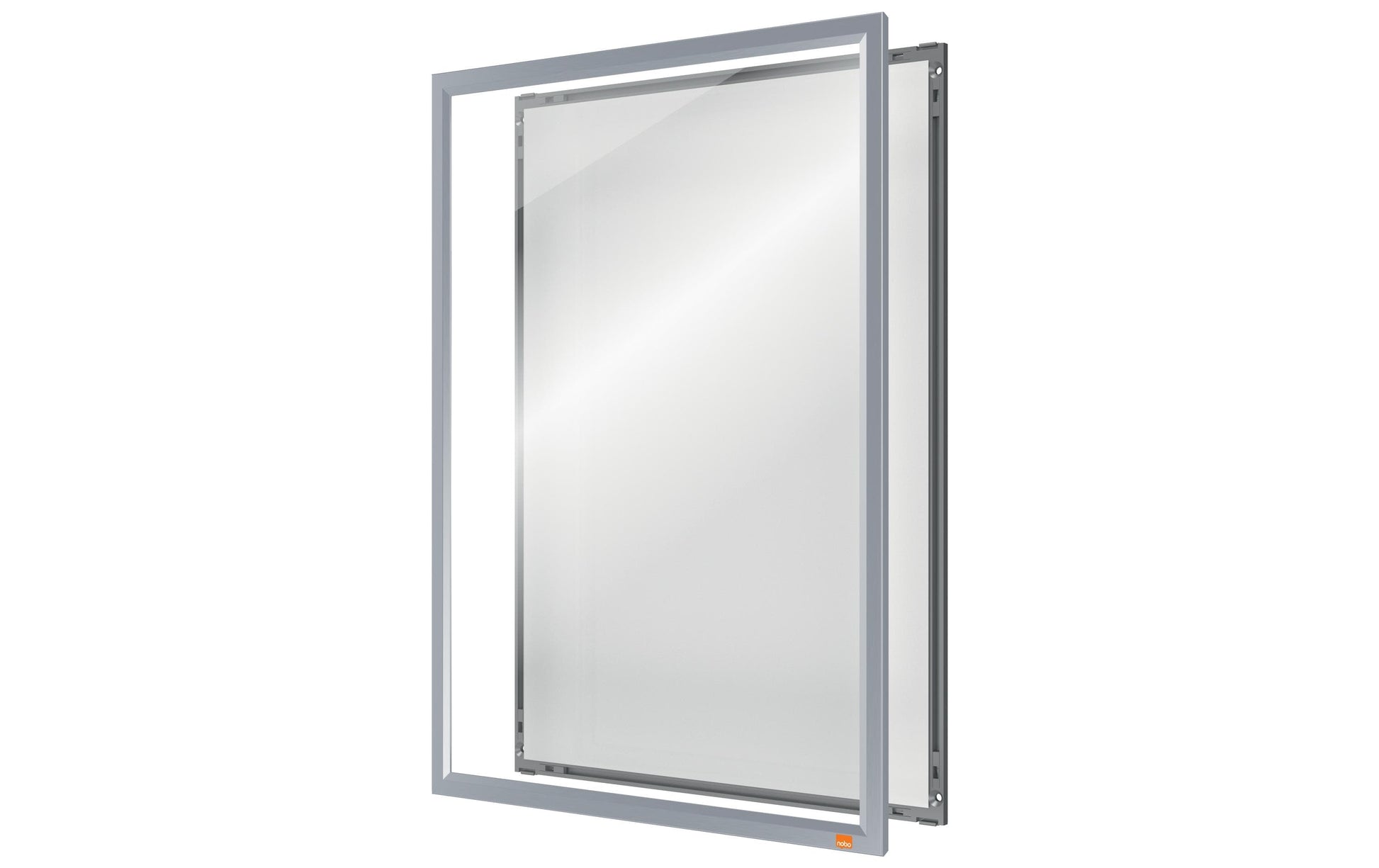 Nobo Impression Pro Plakatrahmen – für A3 – Klapprahmen – Weiss – Aluminium – 339×463×17 mm