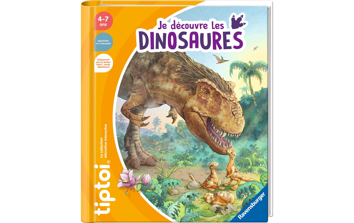 Ravensburger Lernbuch – Ich entdecke die Dinosaurier, Französisch, ab 4 Jahren