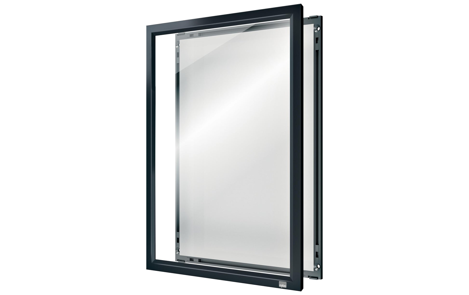 Nobo Impression Pro Plakatrahmen – für A4 – Klapprahmen – Weiss – Aluminium – 250×340 mm