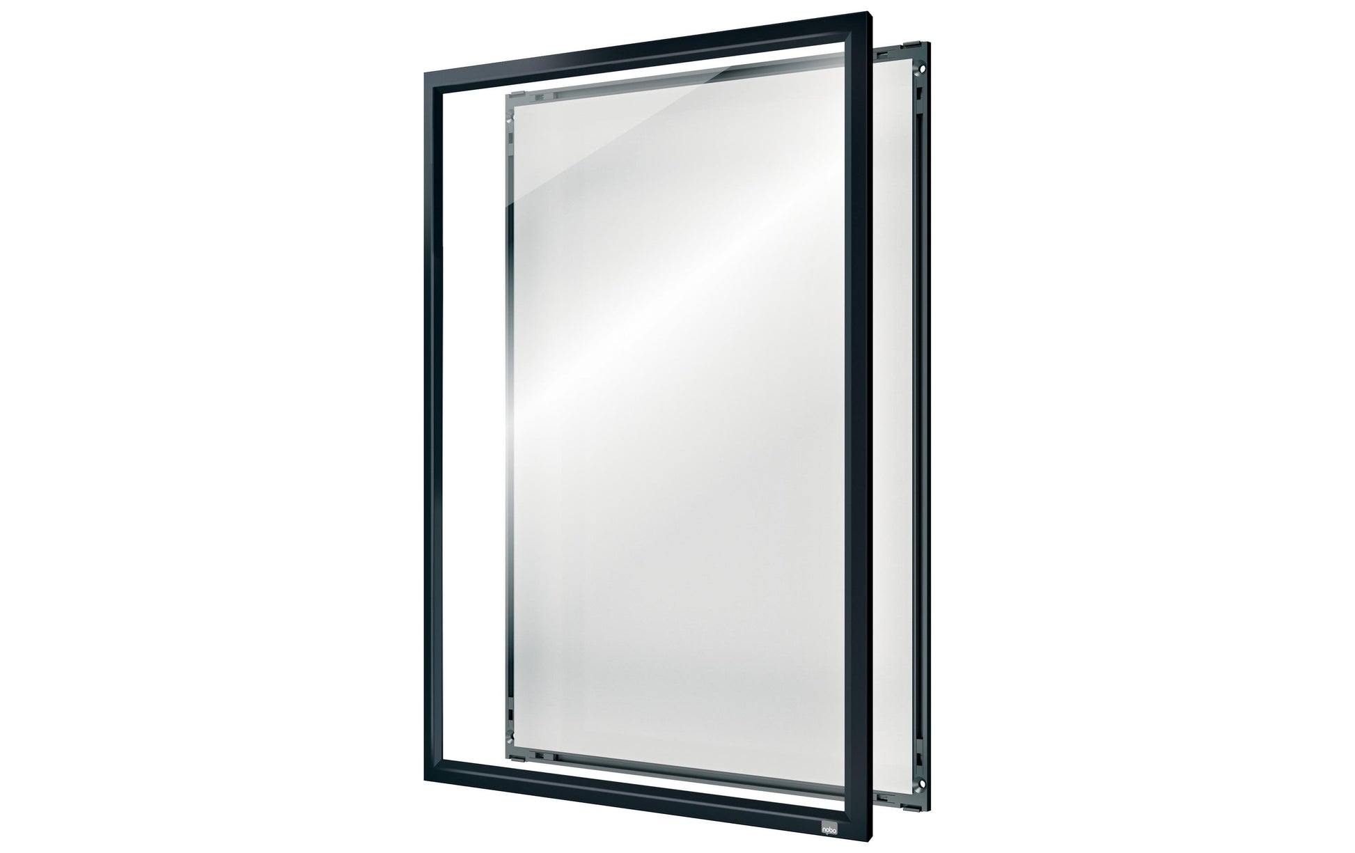 Nobo Plakatrahmen Impression Pro – für A3 – Klapprahmen – schwarz – Aluminium – 339×463×17 mm