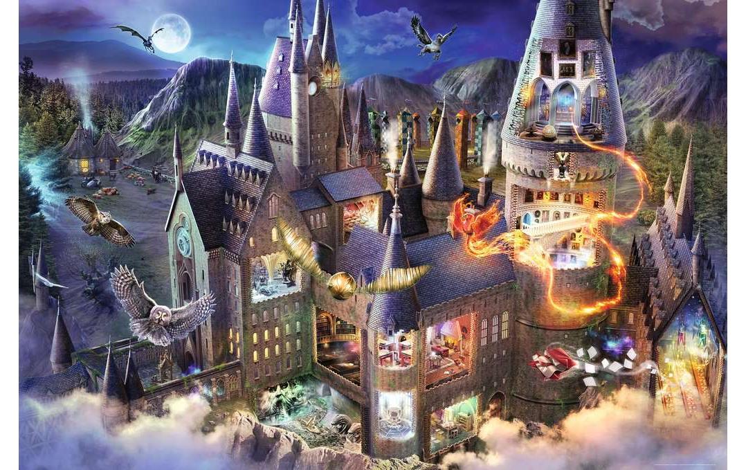 Ravensburger Puzzle Hogwarts Interior (Film) – 3000 Teile – 121 × 80 cm – ab 14 Jahren