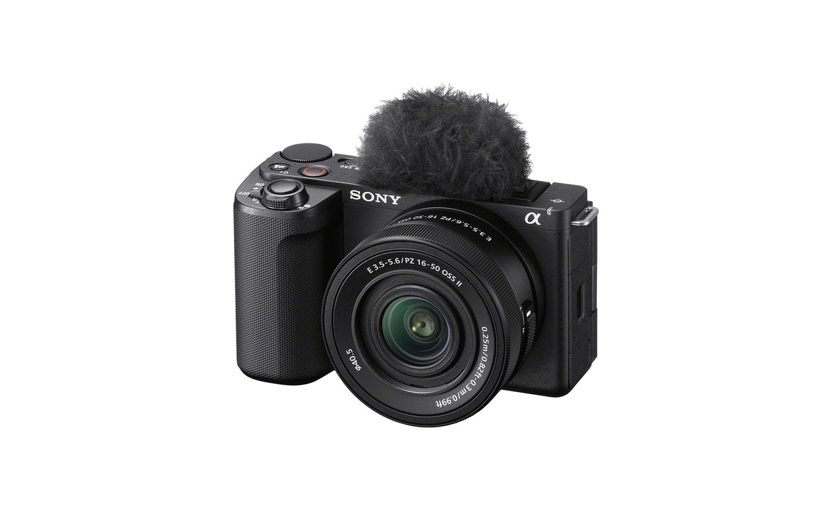 Sony Alpha ZV-E10 II Kit SELP1650 16–50mm f/3.5–5.6 – APS-C, 26 MP, 4K, schwarz