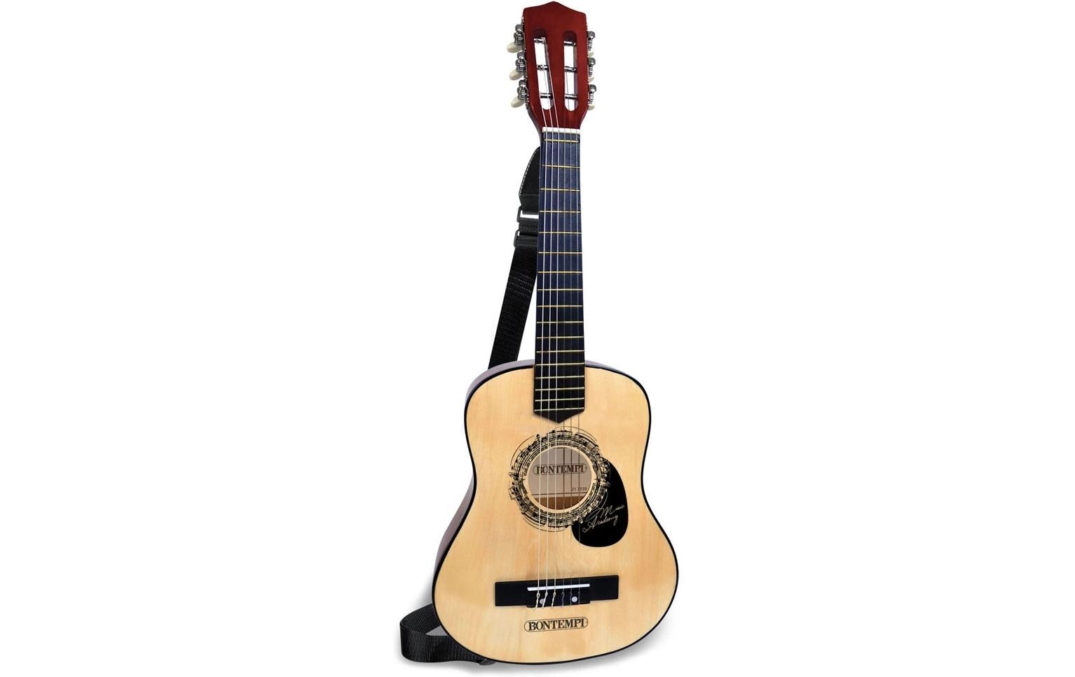Bontempi Gitarre – 6 Saiten – 75 cm – Holz – ab 5 Jahren – braun