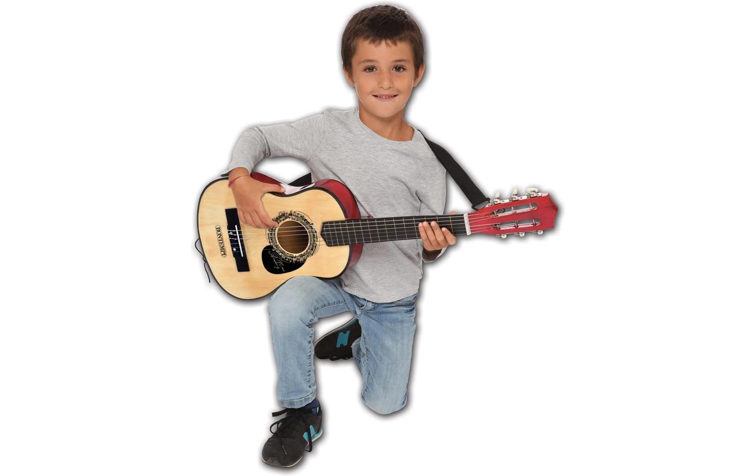 Bontempi Gitarre – 6 Saiten – 75 cm – Holz – ab 5 Jahren – braun