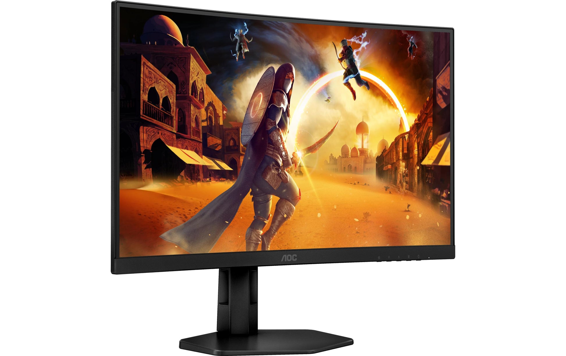 AOC C27G4ZXU – Monitor, 27" 1920 × 1080 (Full HD), VA, 280 Hz, 300 cd/m², Gebogen, VESA 100 × 100, Schwarz