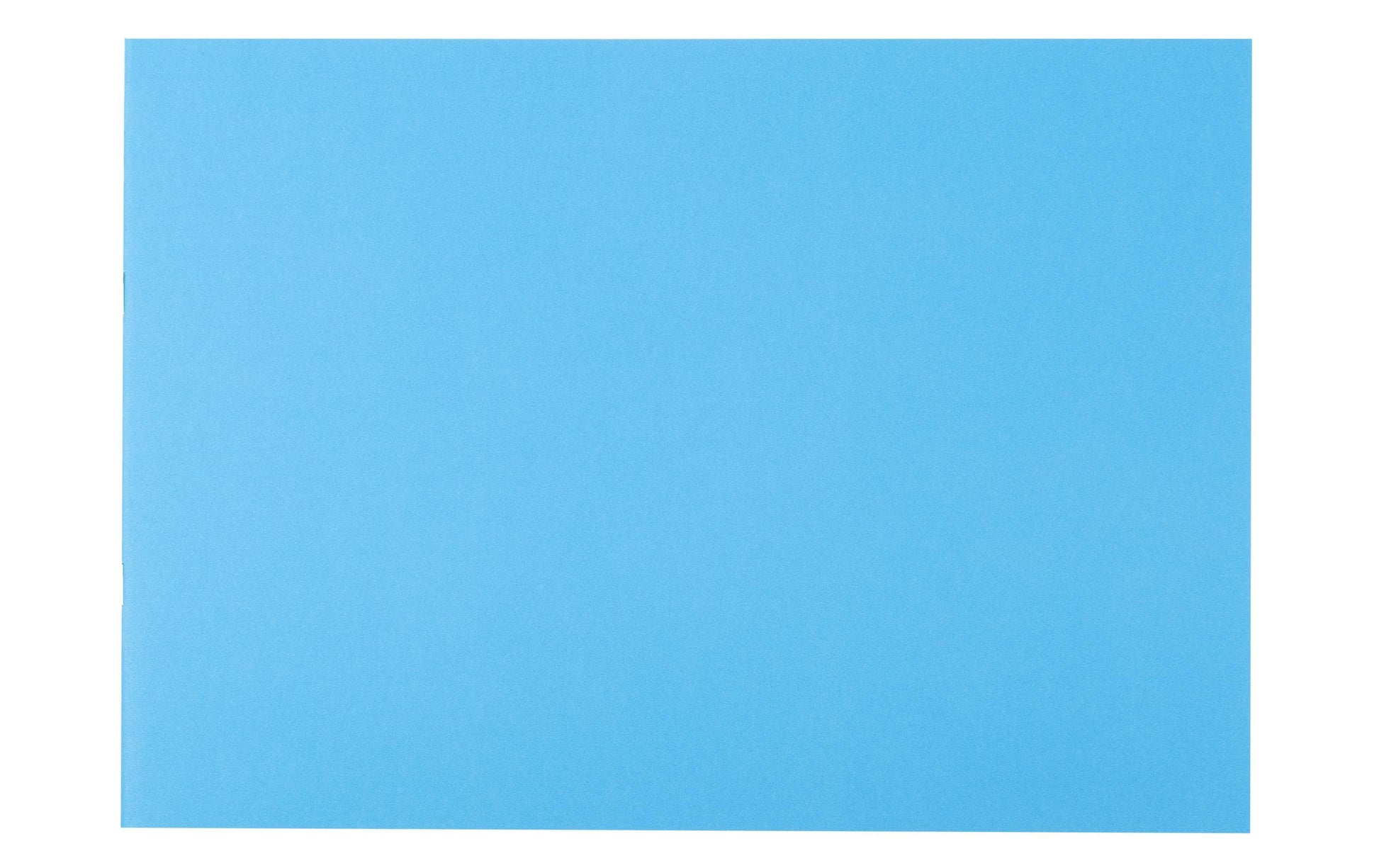 Office Focus Zeichenheft – A4 quer – 120 g/m² – geheftet – 24 Seiten – chamoisfarbenes Papier – violett