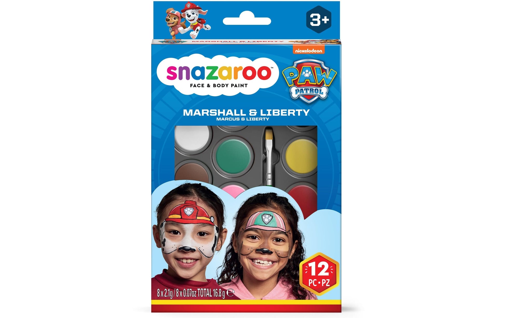 Snazaroo Schminkpalette Paw Patrol – 24,5 × 15 × 3,5 cm – Mehrfarbig