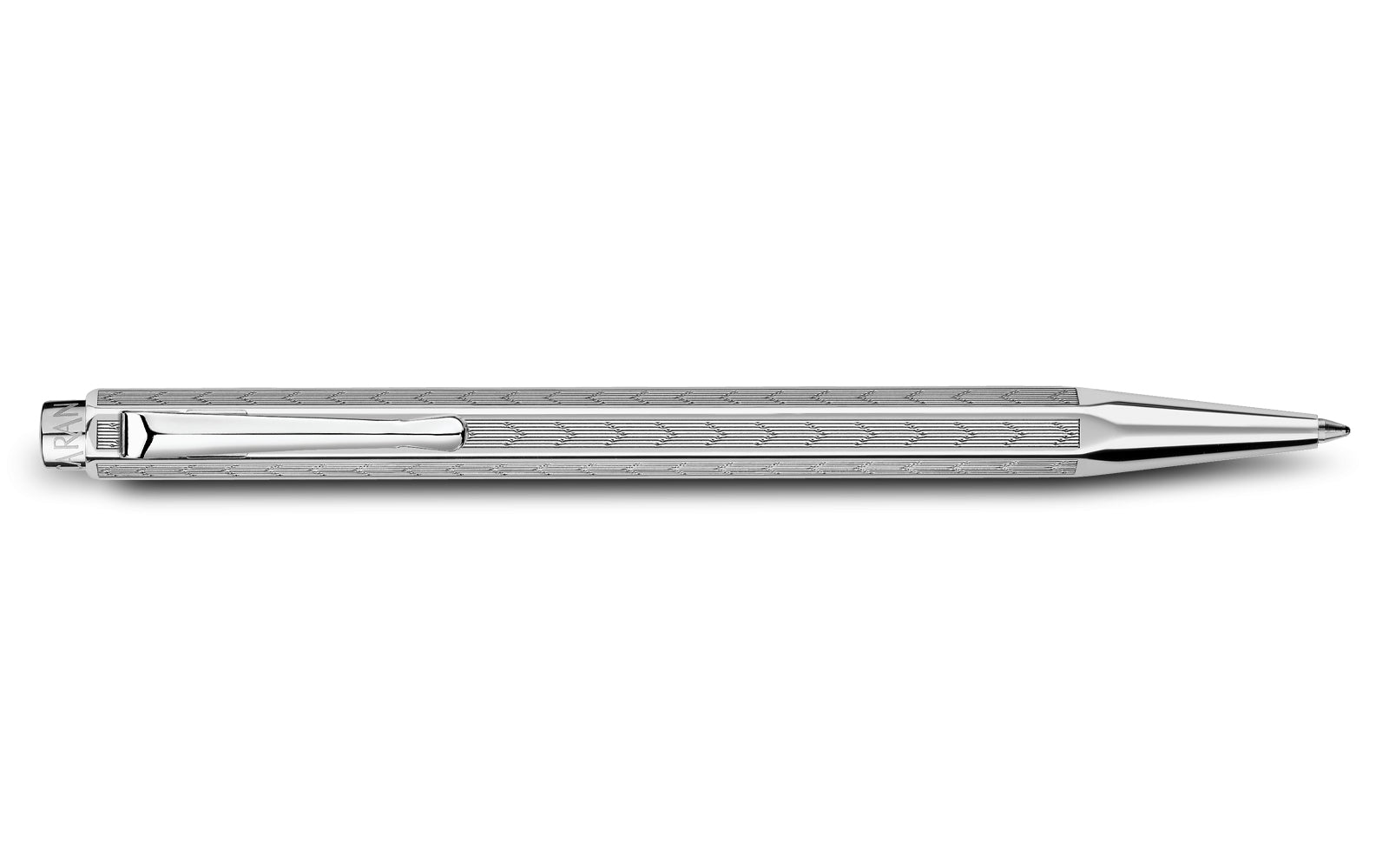 Caran d-Ache Caran d'Ache Kugelschreiber – platiniertes Metall
