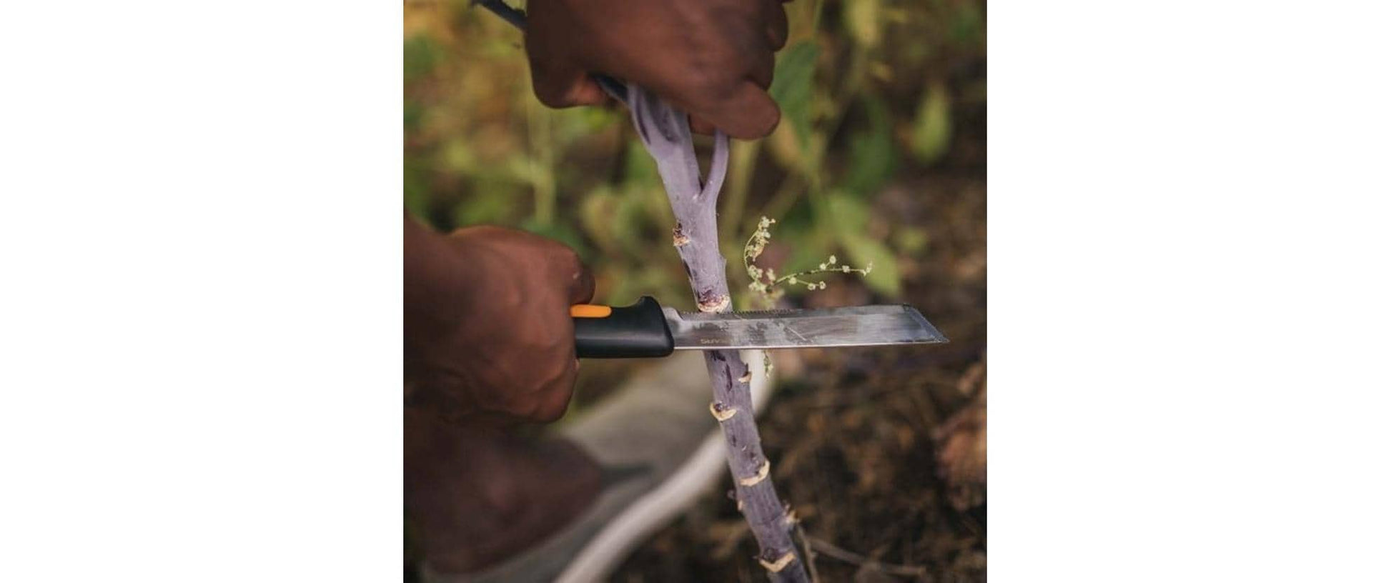 Fiskars X-Series K82 – Erntemesser 150 mm, Edelstahl, feststehend, schwarz, gelb