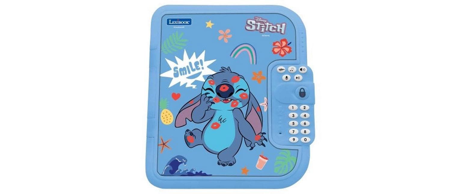 Lexibook Crosslander SD50D Elektronisches Tagebuch – Disney Stitch – 12 × 20 × 3,7 cm – ab 6 J. – blau