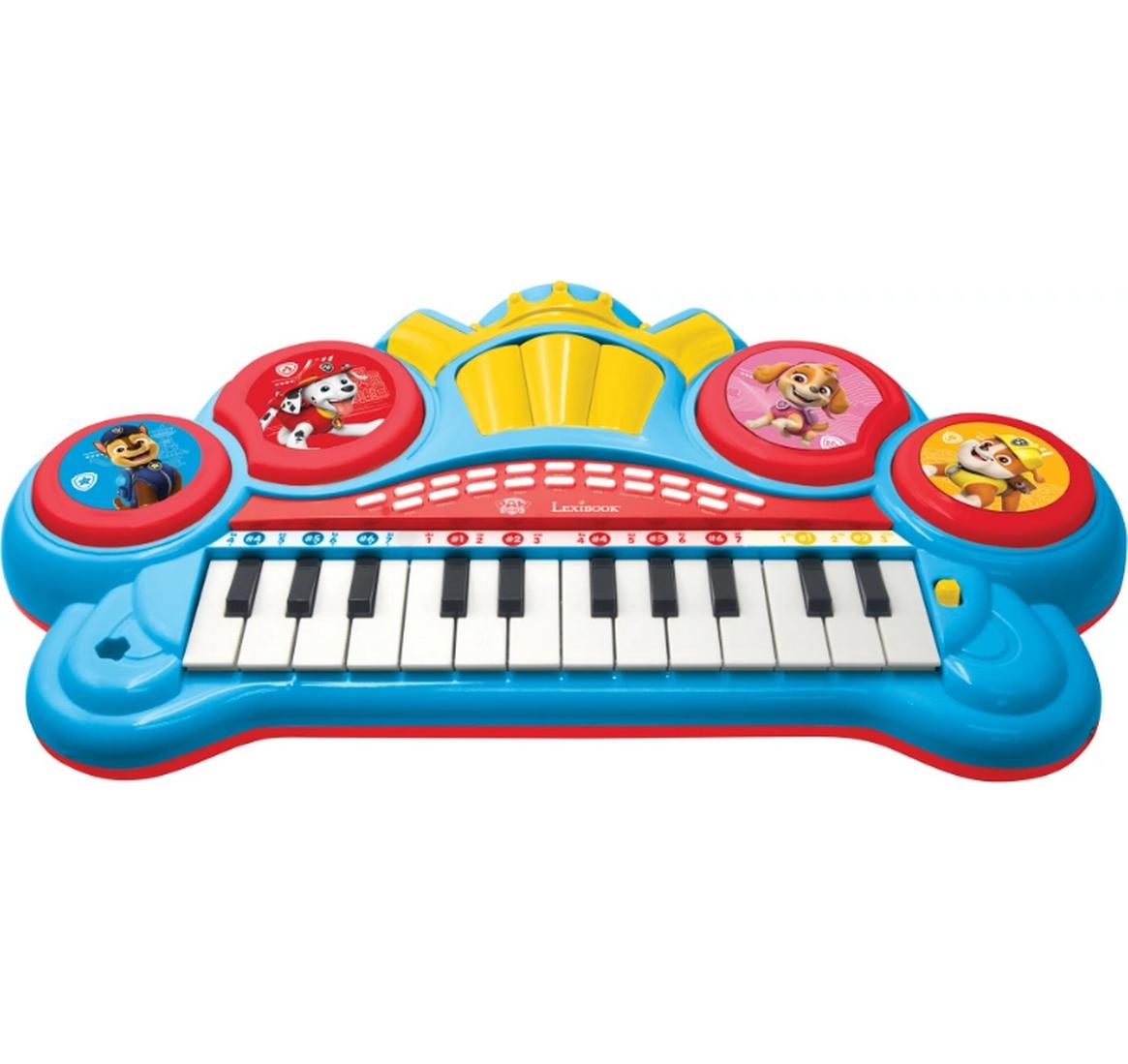 Lexibook Klavier PAW Patrol – 24 Tasten, mit Sitz, Mikrofon, Aux-In – 41 × 59 × 21 cm – ab 3 J.