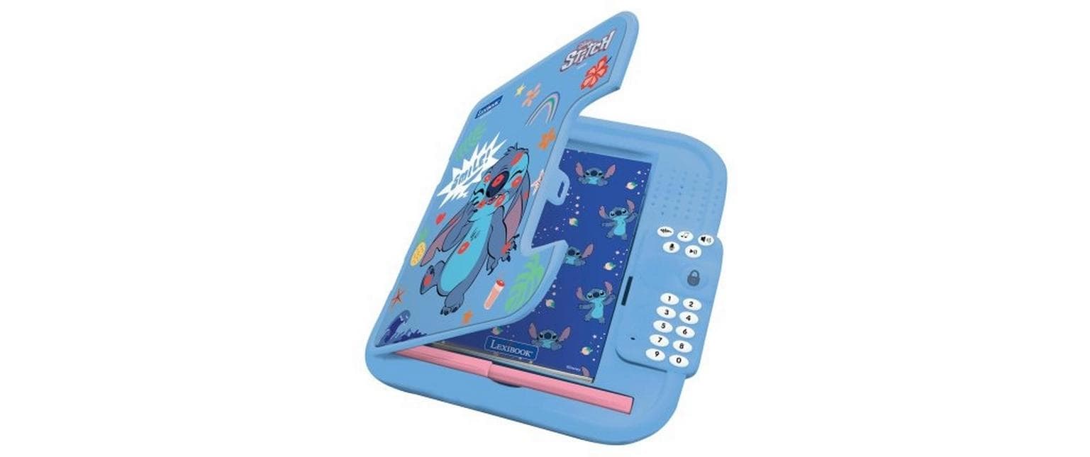 Lexibook Crosslander SD50D Elektronisches Tagebuch – Disney Stitch – 12 × 20 × 3,7 cm – ab 6 J. – blau