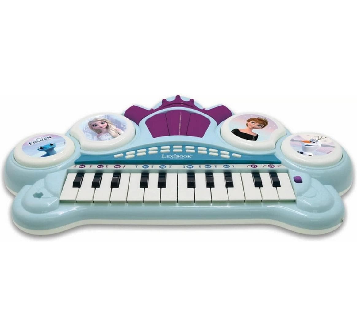 Lexibook Elektronisches Klavier – Disney Frozen – 24 Tasten – 41 × 59 × 21 cm – ab 3 Jahren – hellblau