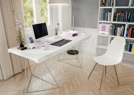 Leitz Briefkorb – Kunststoff, metallisch, pink, Serie 53611023