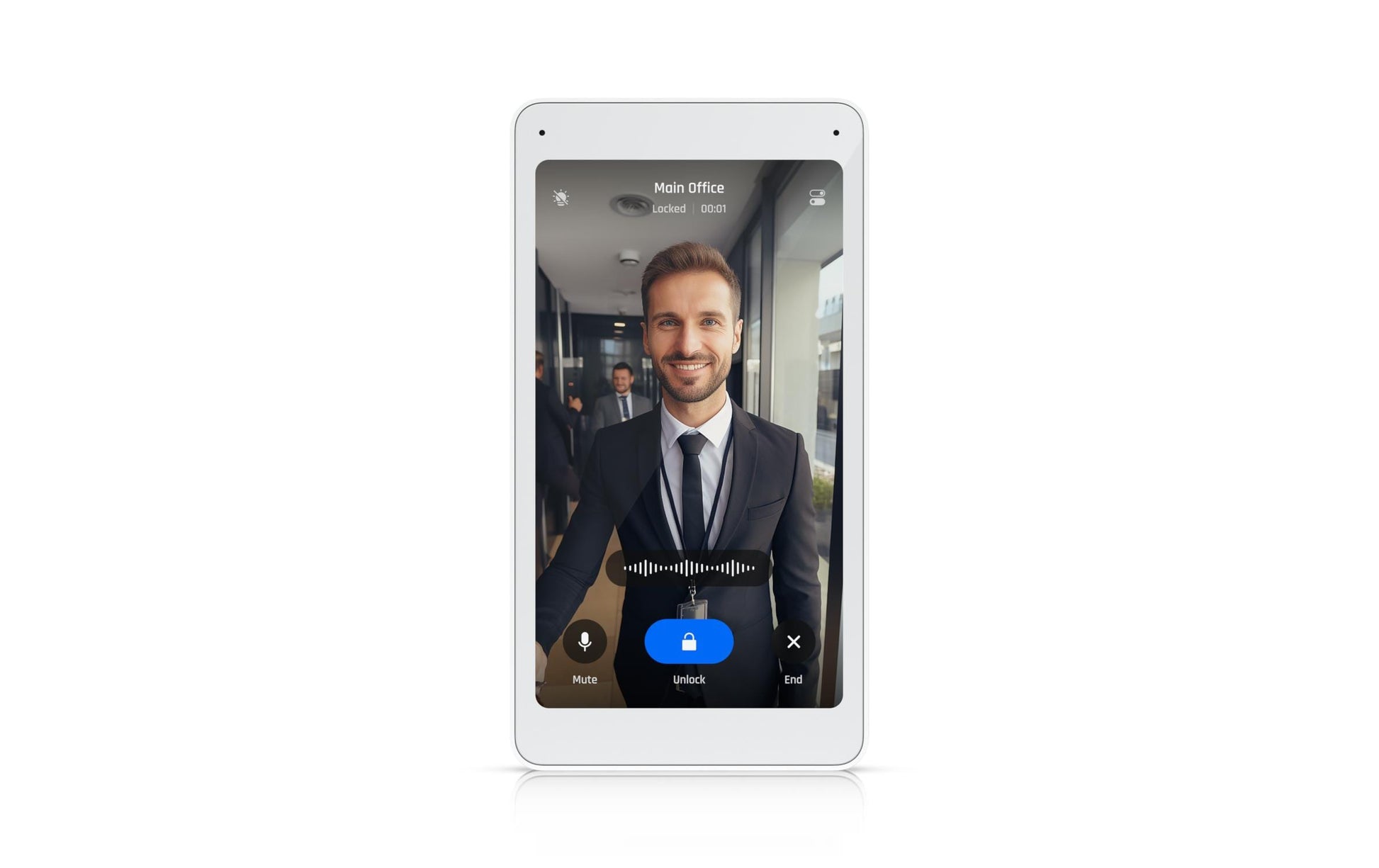 Ubiquiti Video-Türsprechanlage Access UA-INTERCOM Viewer – für UA-INTERCOM, 0 Tasten, weiss