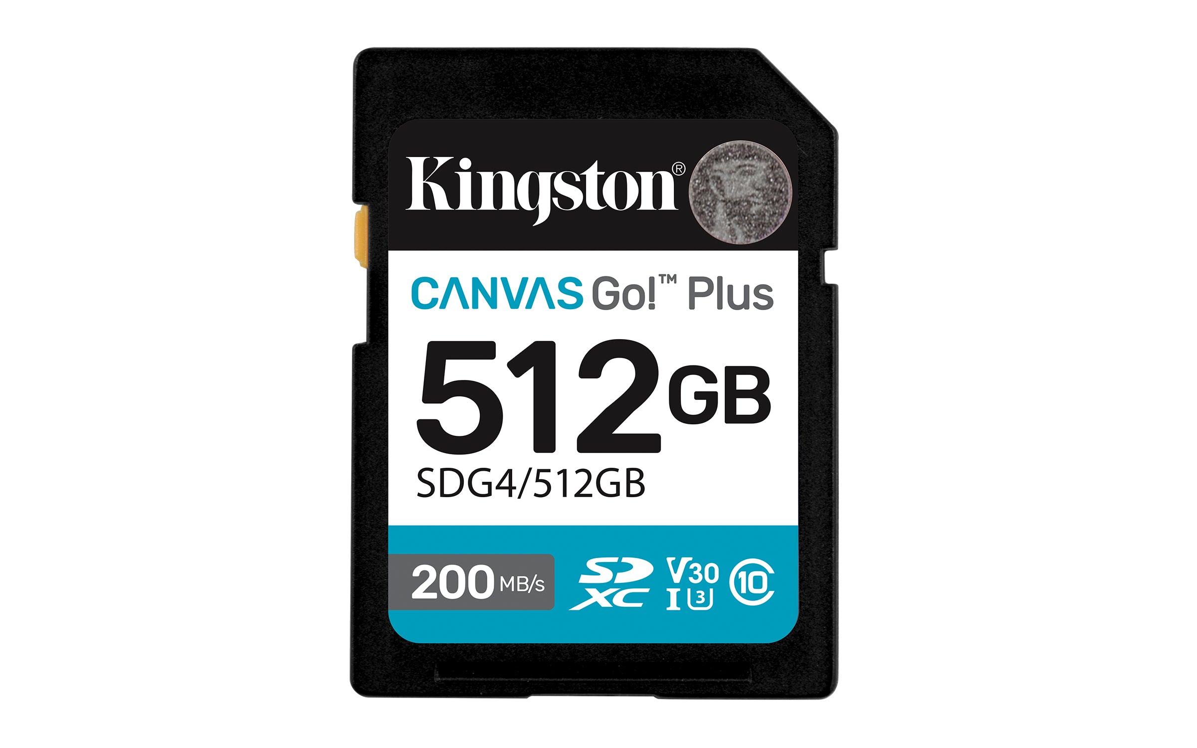 Kingston Technology Kingston Canvas Go Plus 200R Gen4 Speichergerät – 512 GB, UHS‑I, Klasse 10 / U3 / V30 / 200 MB/s