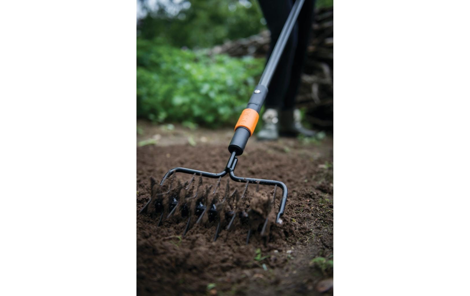 Fiskars Sternfräse – 305 × 205 × 100 mm, 0,51 kg – für Gartengabel, Stahl