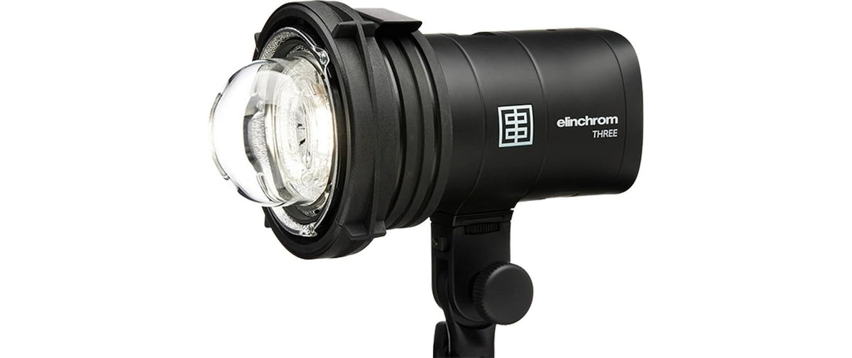 Elinchrom THREE Off-Camera-Blitz – Li-Ion 41,04 Wh, 1,2 s Recycling, Manuell/TTL – für Universal