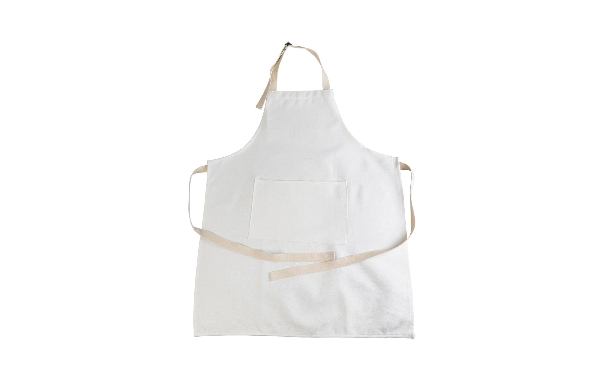 FTM Kochschürze – 6,5 × 80 cm, Beige, Baumwolle
