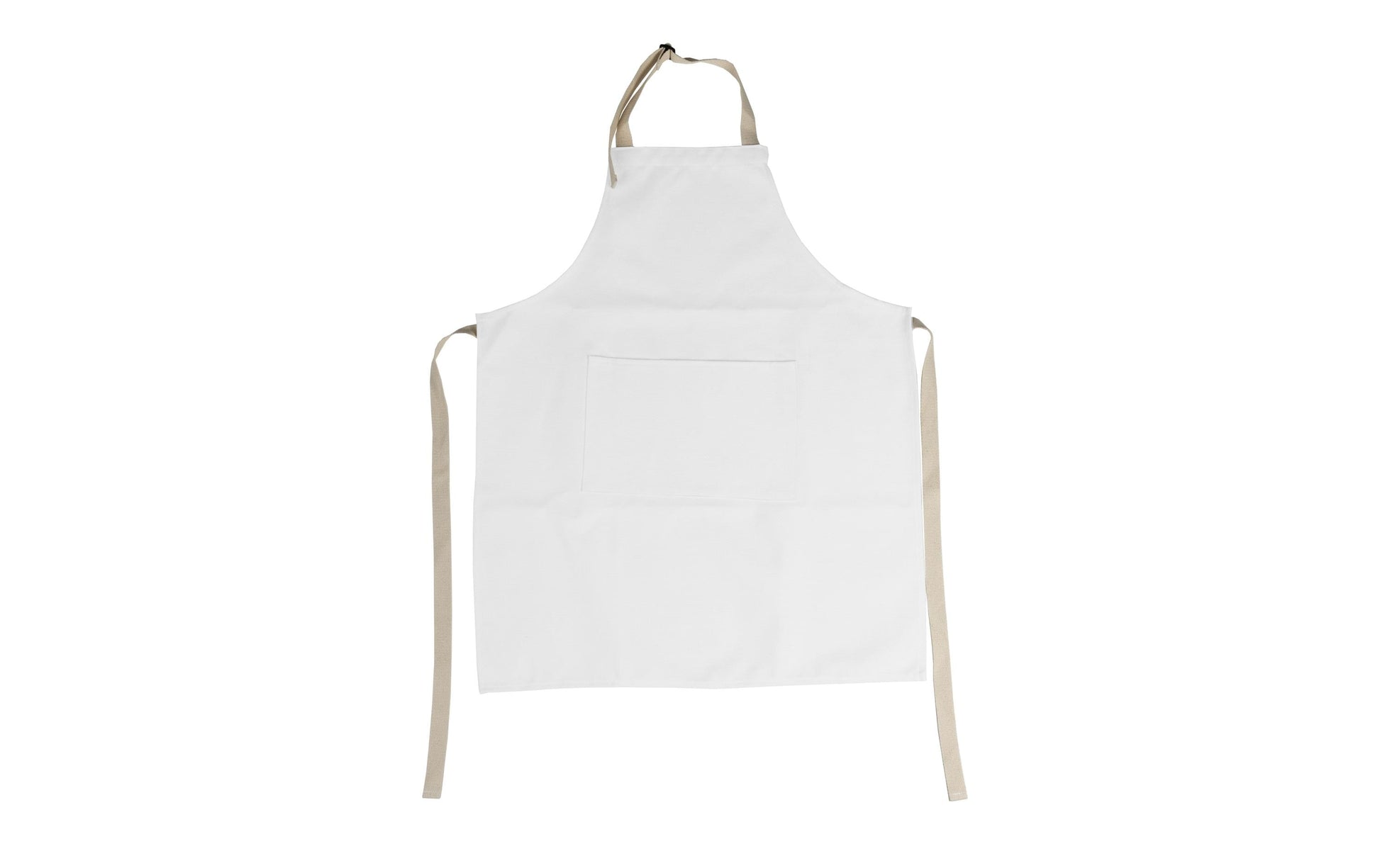 FTM Kochschürze – 6,5 × 80 cm, Beige, Baumwolle